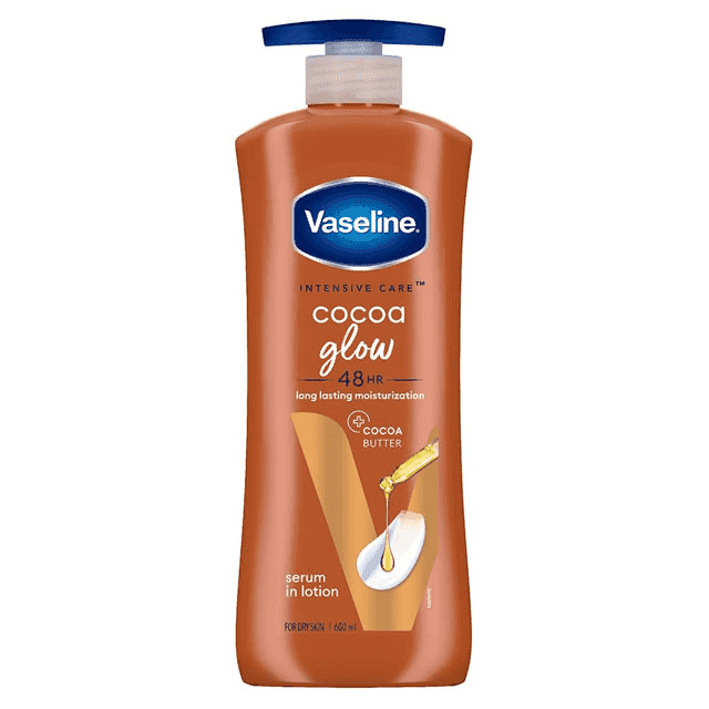 vaseline cocoa glow body lotion 600 ml