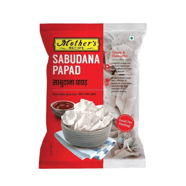 mother's recipe sabudana papad 70 gm