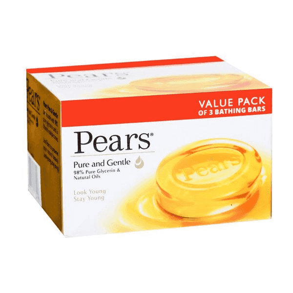 pears pure and gentle soap set 3*125 gm