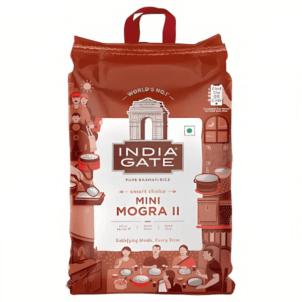 india gate mini mogra-ii basmati rice 10 kg