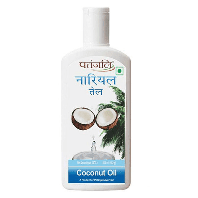 patanjali coconut oil 200 ml (bottle)