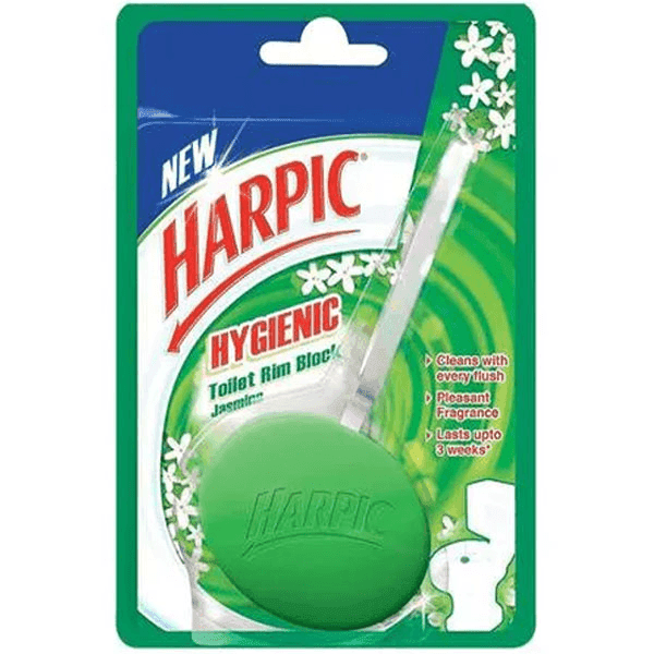harpic hygienic jasmine toilet rim block 26 gm