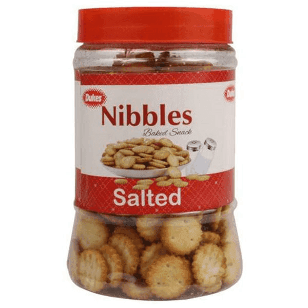 dukes nibbles salted biscuits 150 gm