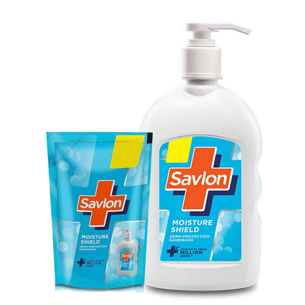 savlon moisture shield hand wash 200 ml + 175 ml handwash free