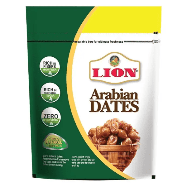 dates/khajoor lion arabian 500 gm (buy 1 get 1 free)