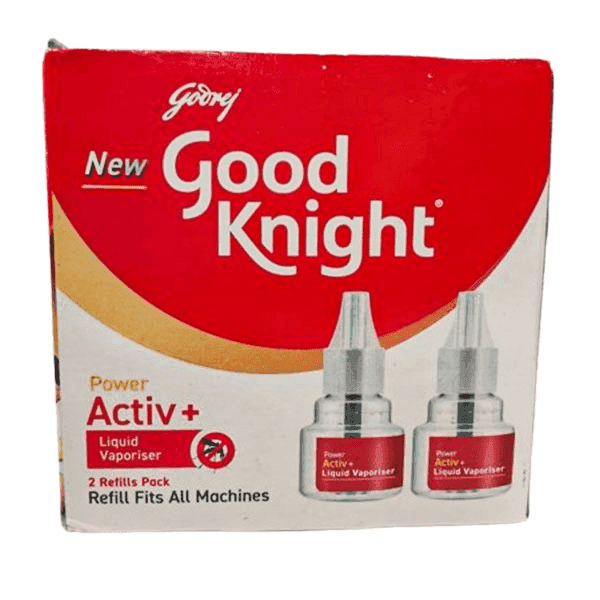 godrej good knight power active+ liquid vapouriser 2 refills*45 ml
