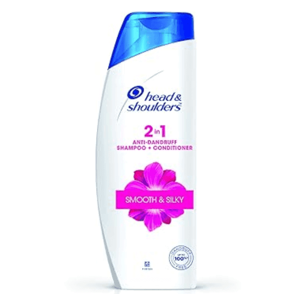 head & shoulders 2-in-1 anti-dandruff smooth & silky shampoo+conditioner 340 ml