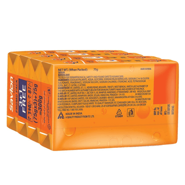 savlon glycerin soft skin soap set 4*75 gm