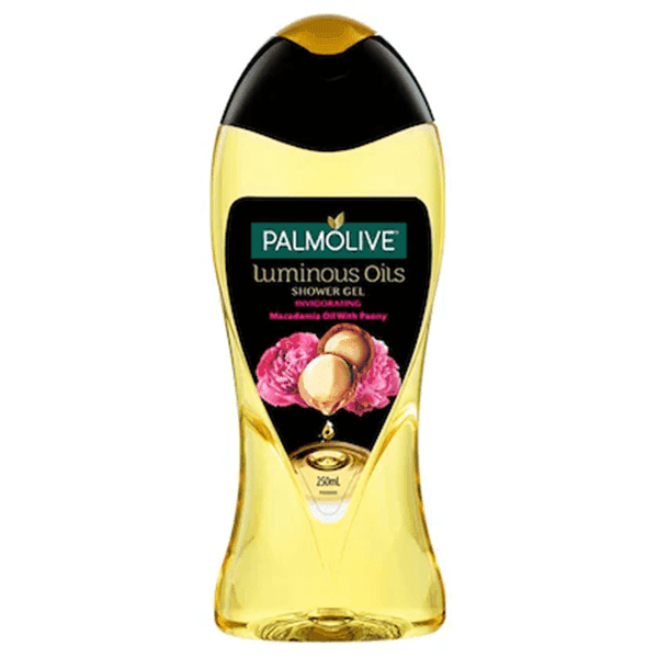 palmolive luminous oils invigorating macadamia oil with peony shower gel 250 ml