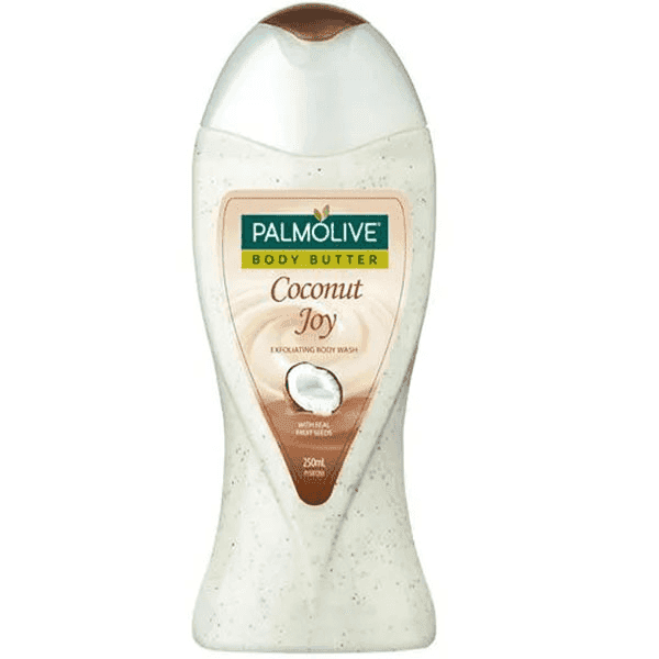 palmolive coconut joy exfoliating body wash 250 ml