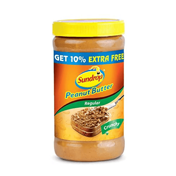sundrop crunchy peanut butter 462 gm