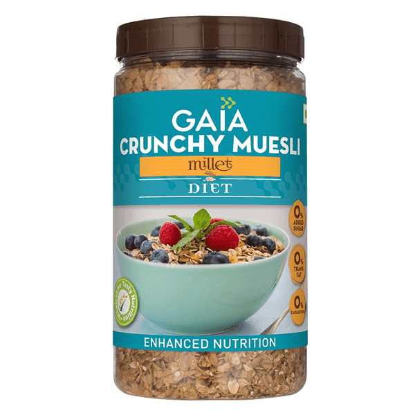 gaia crunchy muesli millet diet 1 kg