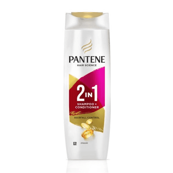 pantene 2 in 1 hairfall control shampoo + conditioner 180 ml