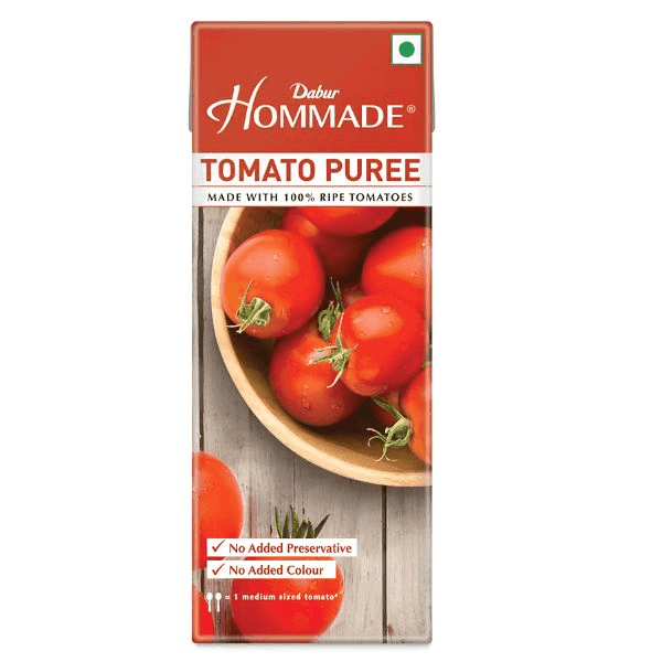 dabur hommade tomato puree 200 gm