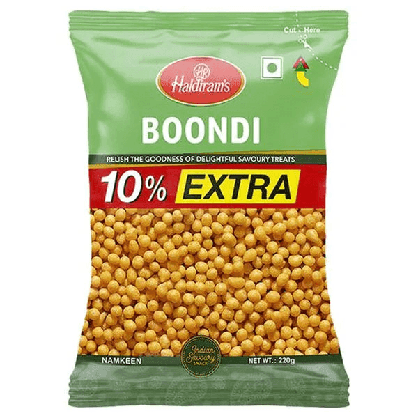 haldiram's plain boondi 200 gm