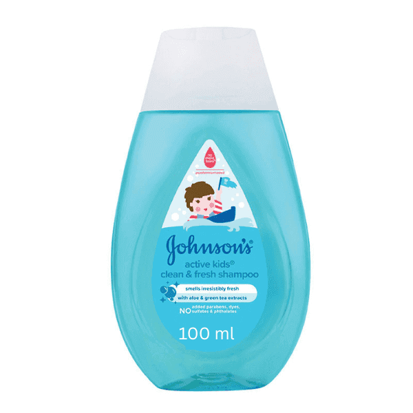 johnson's active kids clean & fresh shampoo 100 ml