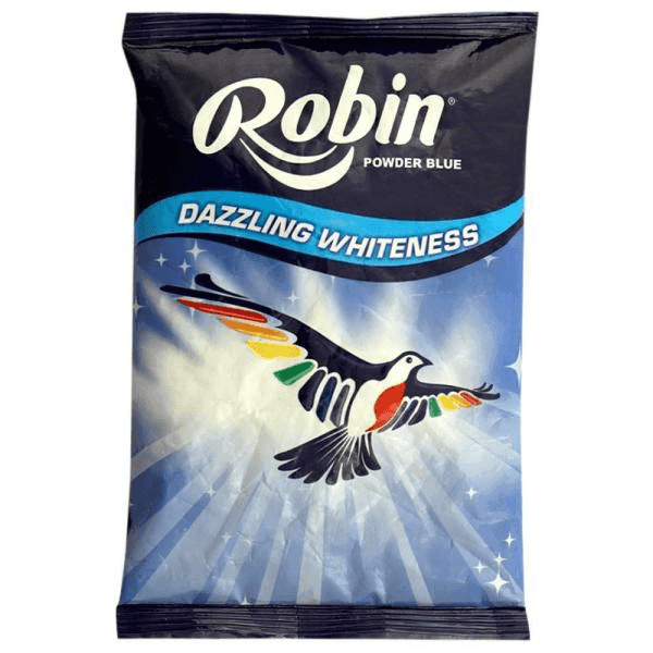 robin dazzling whiteness powder blue 200 gm