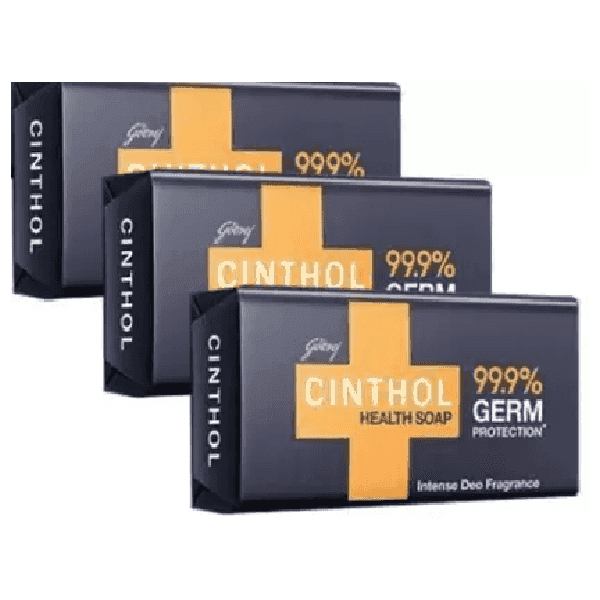 godrej cinthol health soap 99.9% germ protection 3*100 gm