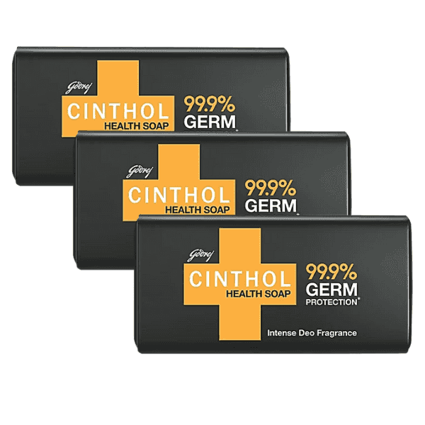 godrej cinthol health soap 99.9% germ protection 3*100 gm