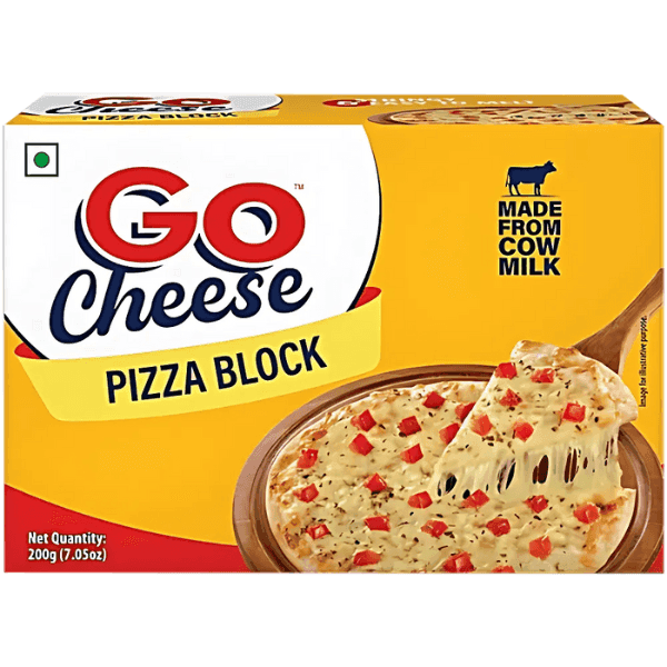 go cheese pizza block 200 gm (buy 1 get 1 free)