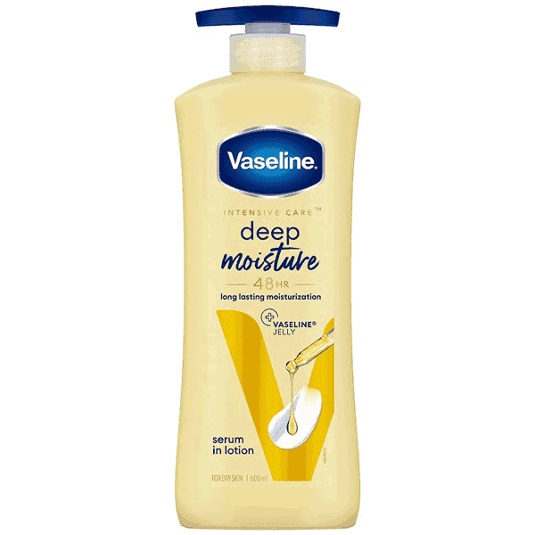 vaseline deep moisture body lotion 600 ml