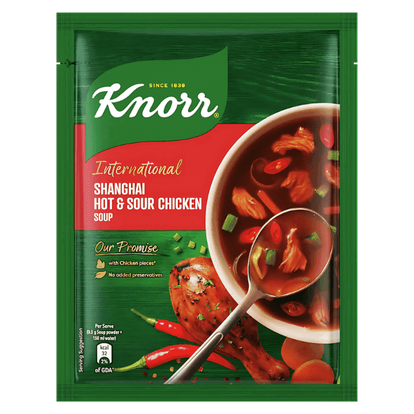 knorr international shanghai hot & sour chicken soup 38 gm