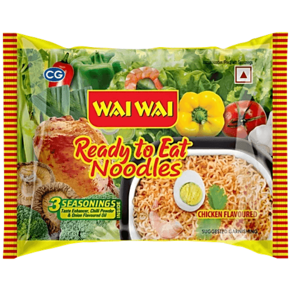 wai wai ready to eat noodles (chicken flavoured) 70 gm