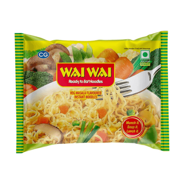 wai wai ready to eat noodles (veg masala flavoured) 70 gm