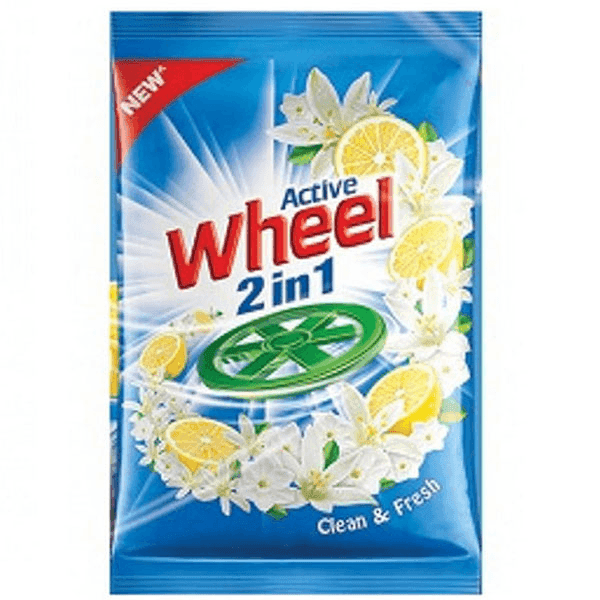 wheel active 2 in 1 detergent powder (blue) 1 kg
