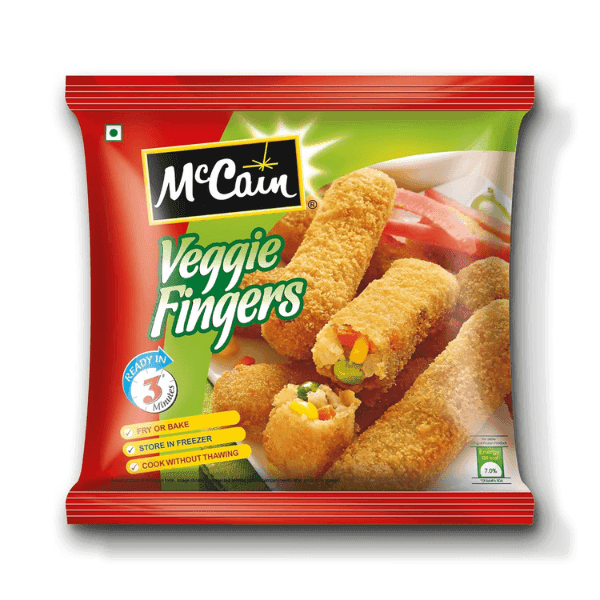 mccain veggie fingers 400 gm