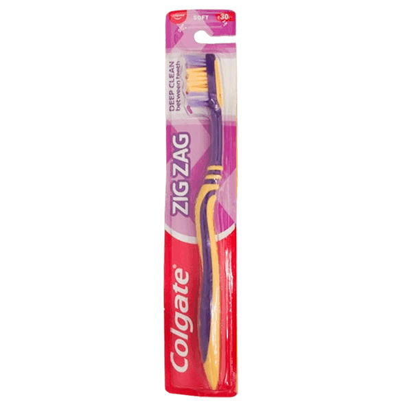 colgate zig zag deep clean tooth brush (soft) 1 pc 