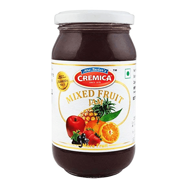 cremica mixed fruit jam 480 gm