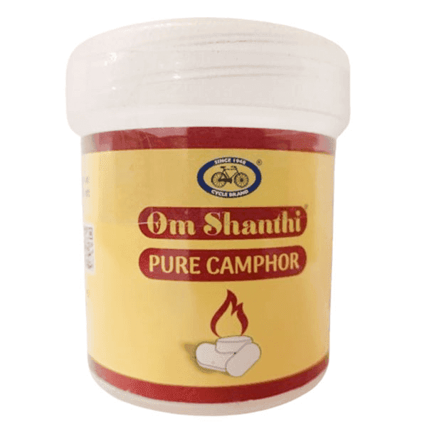 cycle om shanti pure camphor 50 pcs