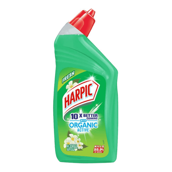 harpic organic active floral disinfectant toilet cleaner 500 ml
