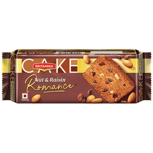 britannia nut & raisin romance cake 55 gm
