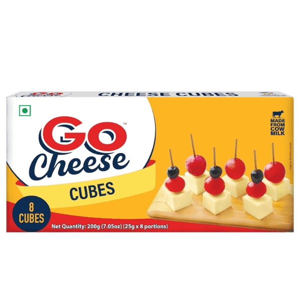 go cheese cubes 8 portions*25 gm