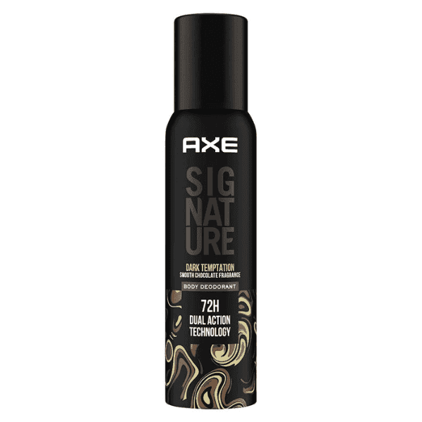 axe signature dark temptation smooth chocolate fragrance body deodorant 154 ml