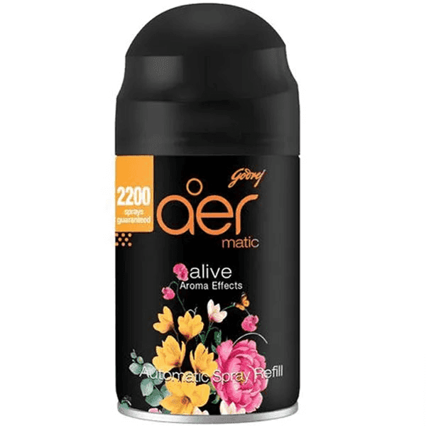 godrej aer matic alive aroma effects automatic spray refill 225 ml