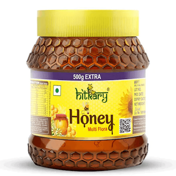 hitkary honey 1 kg (500 gm + 500 gm extra)