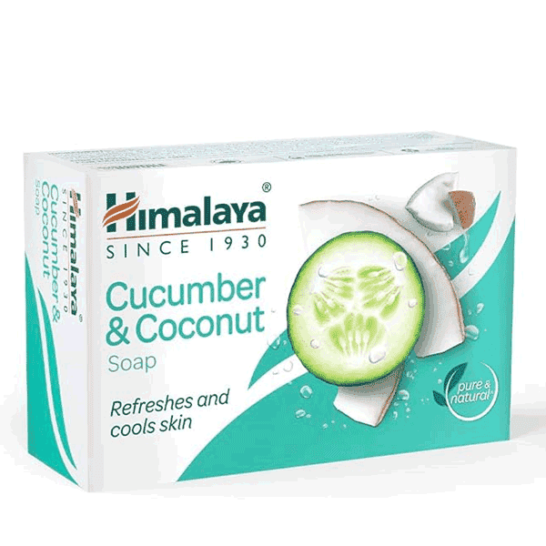 himalaya cucumber & coconut soap 75 gm