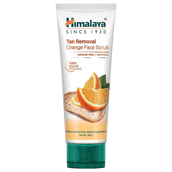 himalaya tan removal orange face scrub 100 gm