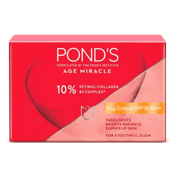 pond's age miracle spf15 pa++ day cream 50 gm