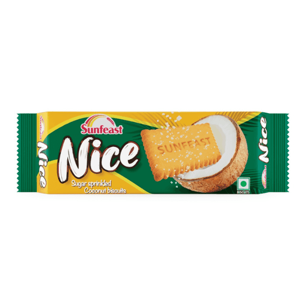 sunfeast nice sugar sprinkled coconut biscuits 64 gm