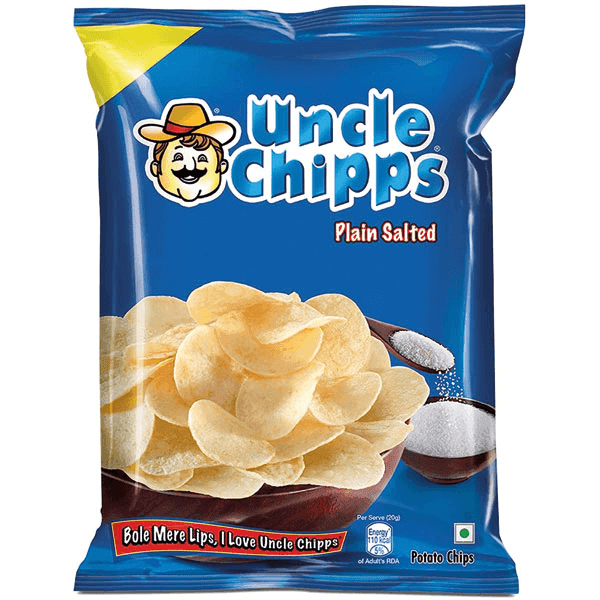 uncle chipps plain salted 48.1 gm