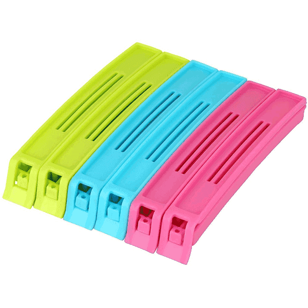 plastic snack bag closure clips 6 pcs 