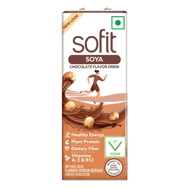 sofit soya chocolate flavor drink 180 ml
