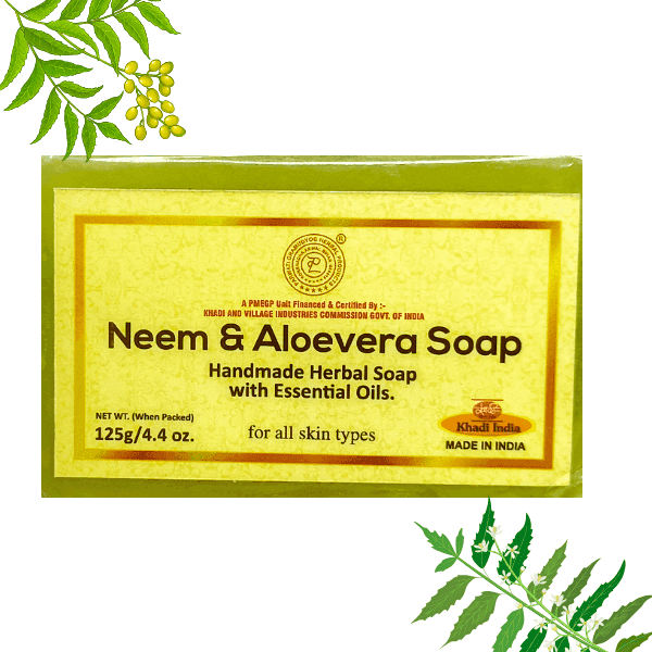 khadi neem & aloevera soap 125 gm