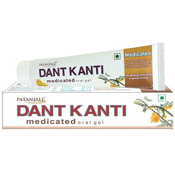 patanjali dant kanti medicated oral gel 100 gm