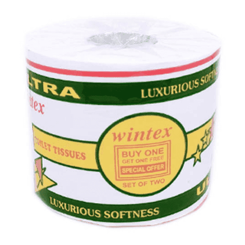 wintex ultra luxurious softness toilet tissues 2 ply*50 mtr (buy 1 get 1 free)