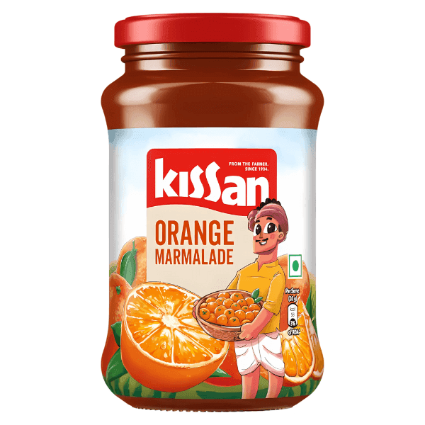 kissan orange marmalade jam 200 gm